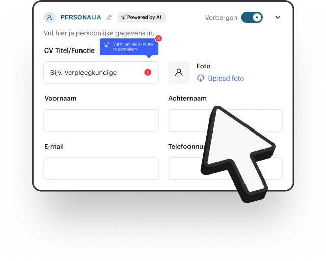 CV invullen